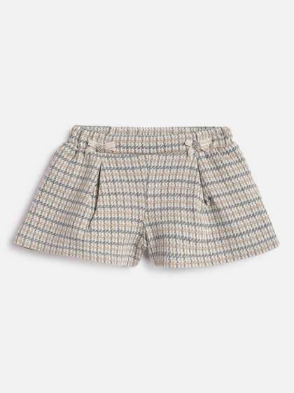 Chicco Girls Printed
                      Embellished Mid-Rise Shorts