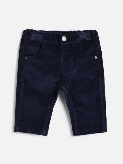 Chicco Boys Mid-Rise
                      Regular Fit Cotton Trousers