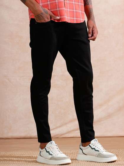 WROGN Men Comfort
                        Skinny Fit Mid-Rise Jeans