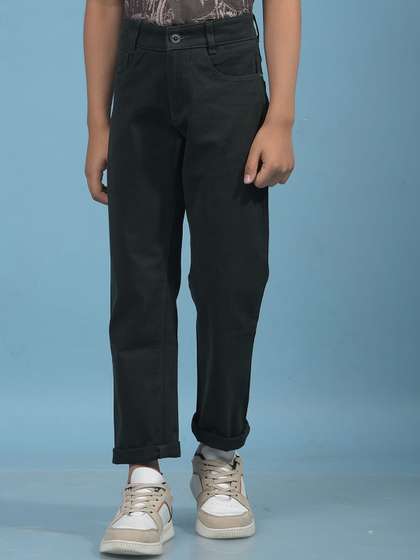 Crimsoune Club Boys Slim
                    Fit Cotton Chinos Trouser
