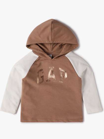 GAP Girls Colourblock
                      Relaxed-Fit Hooded Regular Sweatshirts