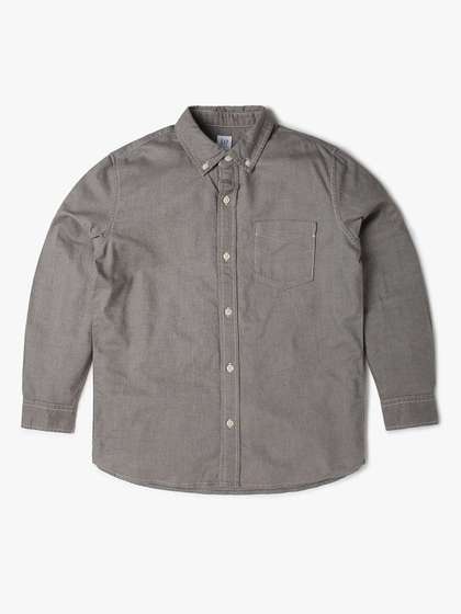 GAP Boys Relaxed-Fit
                    Button-Down Collar Pure Cotton Shirt