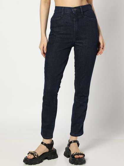 GAP Women Washed
                        High Rise Skinny Fit Jeans