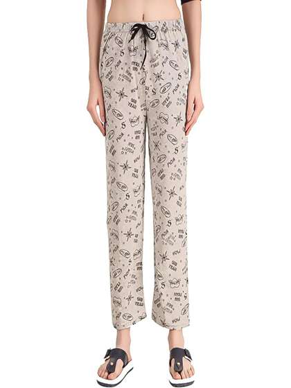 TRENDY WORLD Women Pure Cotton Lounge Pant