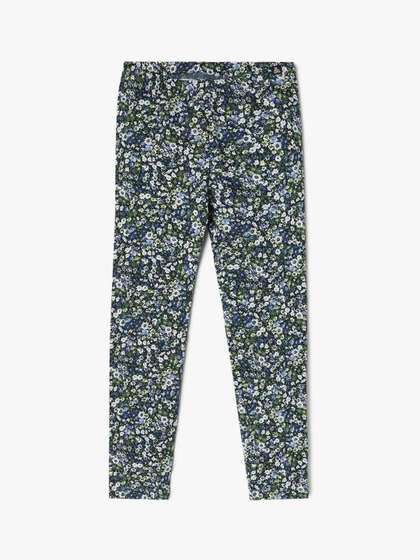 GAP Girls Floral Printed
                    Mid-Rise Ankle-Length Leggings