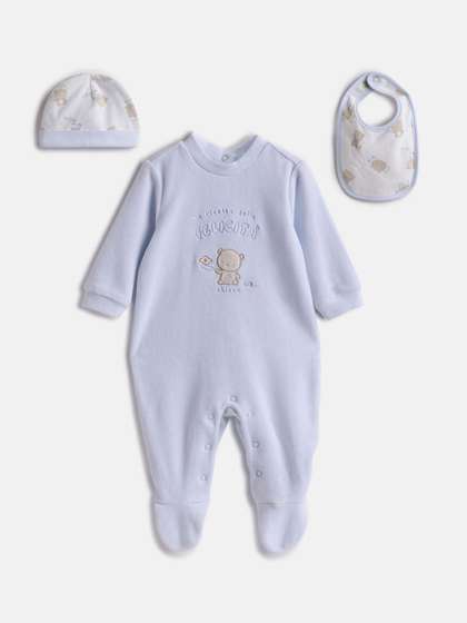 Chicco Infant Boys
                    Printed Pure Cotton Baby Apparel Gift Set