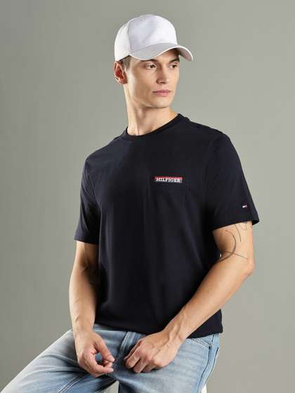 Price History of Tommy Hilfiger Men Solid Round Neck Cotton T