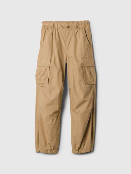 GAP Boys Pure Cotton
                      Straight-Fit Parachute Trosuers