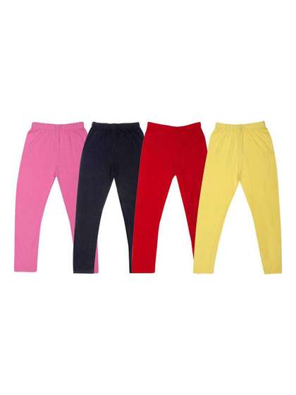FRENCH KLEIDER Pack Of 4
                    Mid-Rise Ankle-Length Leggings