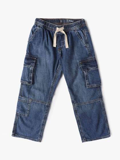 GAP Boys Baggy Fit
                    Cotton Cargo Jeans