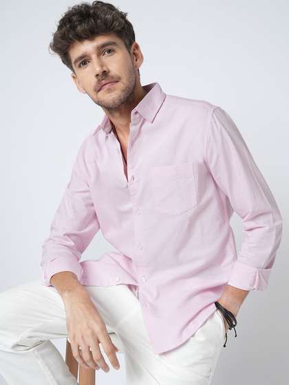 VASTRADO Men Classic
                        Slim Fit Solid Cutaway Collar Cotton Casual
                        Shirt