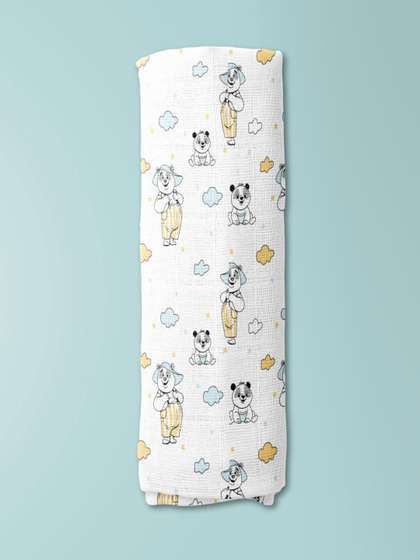 haus & kinder Panda
                    Puff Muslin Swaddle