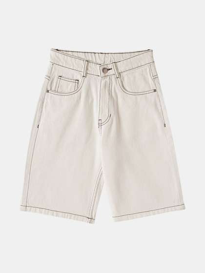 R&B Boys Regular Fit
                    Mid-Rise Cotton Shorts