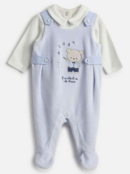 Chicco Boys Shirt Collar
                    Pure Cotton Bodysuit
