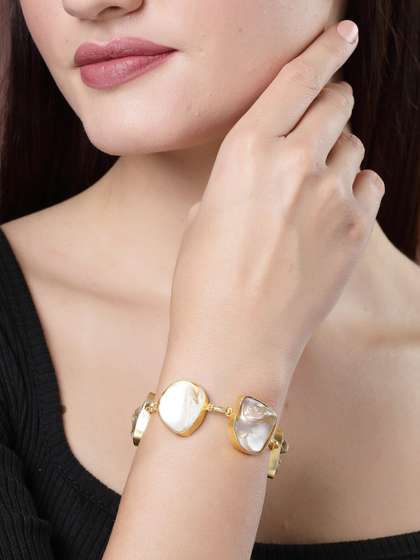 Anouk Gold-Plated
                        Mother of Pearl Link Bracelet