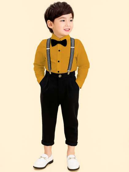 HEERALI FASHION Boys
                    Shirt with Trousers
