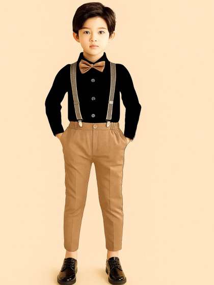 HEERALI FASHION Boys
                    Shirt with Trousers