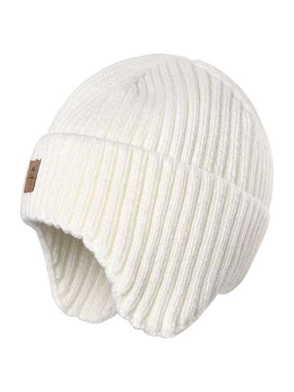 Gajraj Kids Self Design
                    Woollen Earflap Beanie