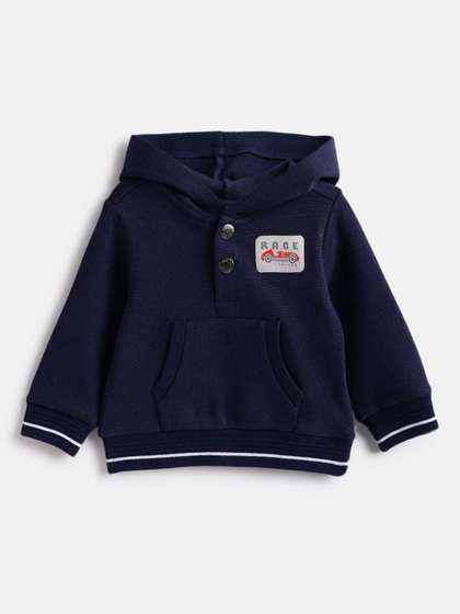 Chicco Boys Applique
                    Hooded Pullover Sweatshirt