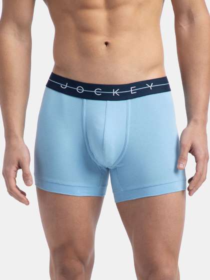 Jockey Super
                          Combed Cotton Elastane Stretch Solid Trunk
                          with Ultrasoft Waistband - NY16