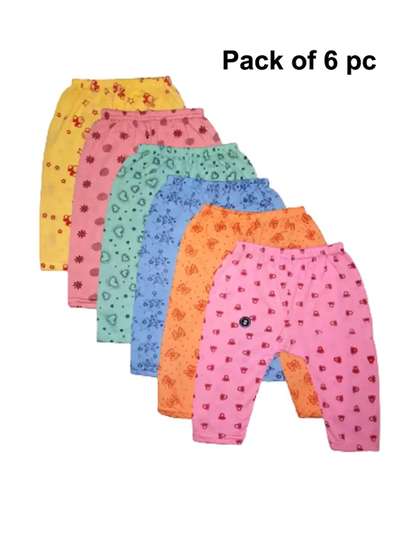 VastraMilap Kids Set of
                    6 Printed Cotton Pyjamas
