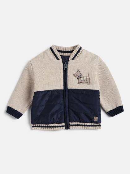 Chicco Boys
                      Colourblocked Cardigan with Applique Detail