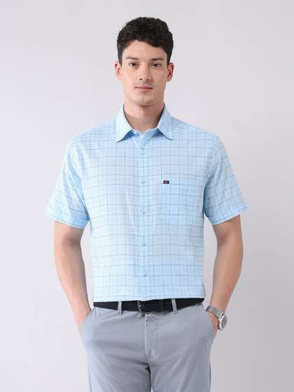AD By Arvind Men
                        Slim Fit Checked Spread Collar Pure Cotton
                        Casual Shirt