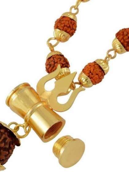 Divine souvenirs Kids
                    Rudraksh Beaded Statement Chain