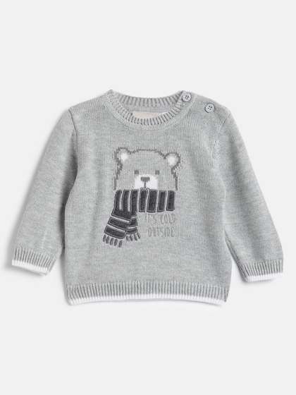 Chicco Boys Graphic Self
                    Design Pullover with Embroidered Detail