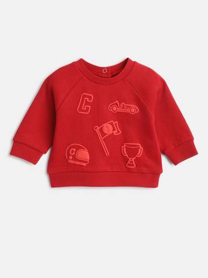 Chicco Boys Self
                      Design Sweatshirt With Applique Detail