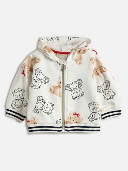 Chicco Girls Printed
                    Hooded Cotton Sweatshirt
