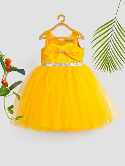 Toy Balloon kids Girls
                    Embellished Tulle Fit & Flare Dress