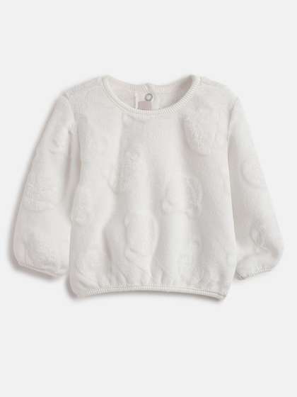 Chicco Girls Self
                      Design Round Neck Sweatshirt
