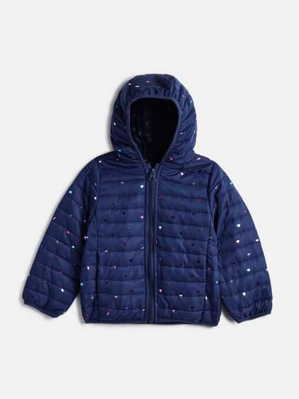 Chicco Girls Hooded
                    Conversational Lightweight Casual Puffer Jacket
