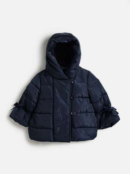 Chicco Girls Hooded
                      Solid Lightweight Casual Padded Jacket