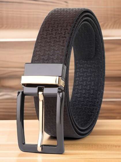 Price History of Provogue Men Leather Formal Belt from Myntra
