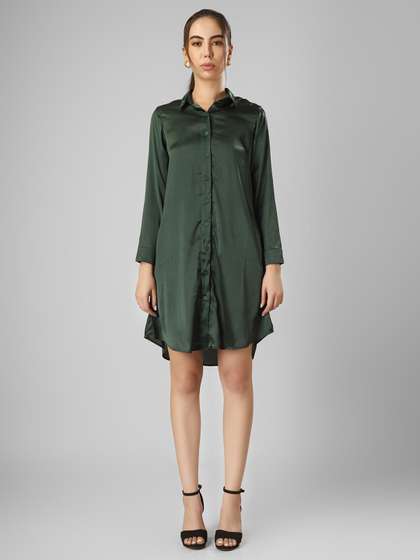 Sukshat Women Solid
                        A-Line Mini Dress