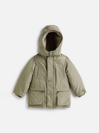 Chicco Boys Hooded Solid
                    Water Resistant Casual Parka