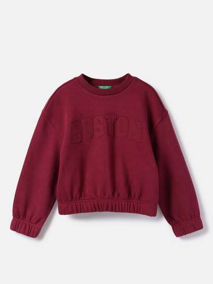 United Colors of
                    Benetton Girls Pure Cotton Sweatshirt