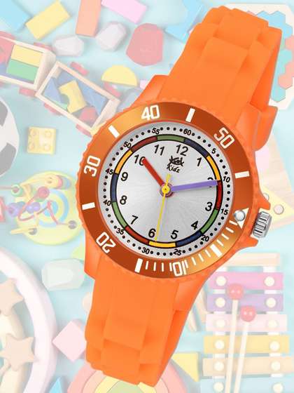 Kool Kidz Unisex Kids
                      Brass Printed Dial Analogue Watch DMK 054N ORANGE