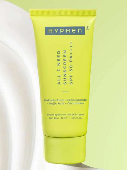 Hyphen All I Need
                          SPF50 PA++++ Sunscreen with Niacinamide -
                          30ml