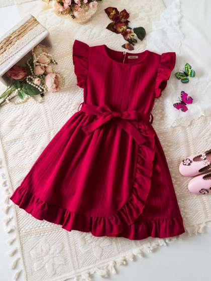 INCLUD Girls Fit &
                      Flare Dress
