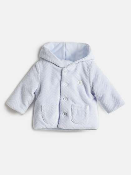 Chicco Boys Lightweight
                    Quilted Hooded Jacket with Embroidered