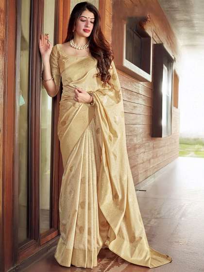 all about you Woven
                        Design Zari Kanjeevaram Saree