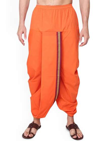 RAMESHWARAM FABRICS
                        Men Pure Cotton Ready to Wear Dhotis