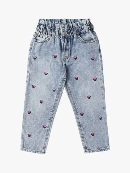 GAP Girls High Rise
                      Relaxed Fit Heavy Fade Jeans