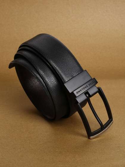 Peter England Men
                      Textured Leather Formal Belt