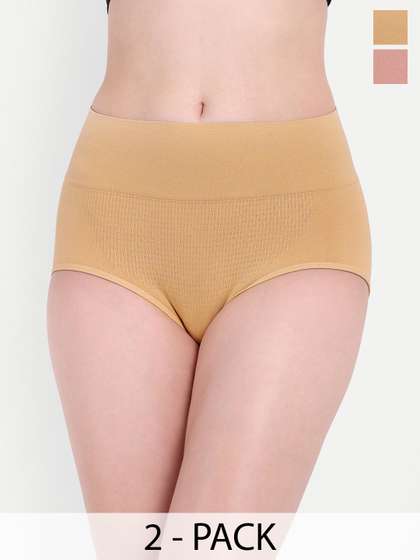 CALBONE Pack Of 2
                          Seamless High Waist Tummy Shapewear