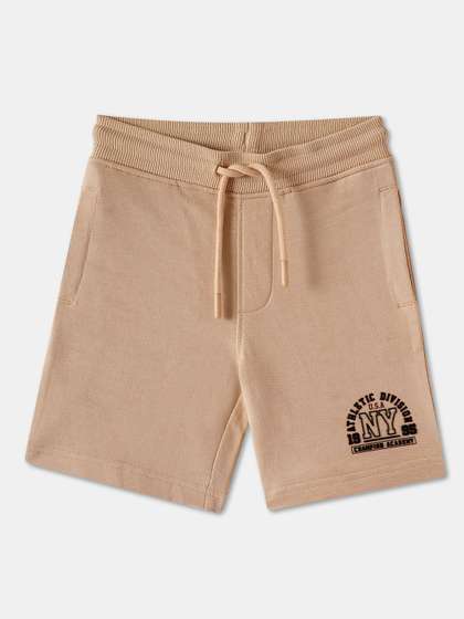 R&B Boys Pure Cotton
                    Mid-Rise Embroidered Shorts