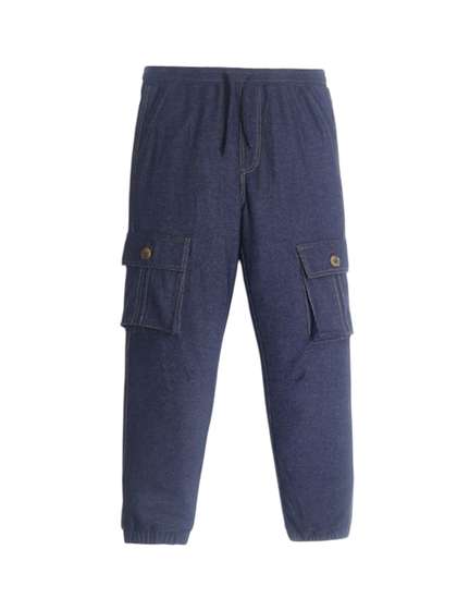 Cherry Crumble Boys
                    Baggy Mid-Rise Cotton Cargos Trouser